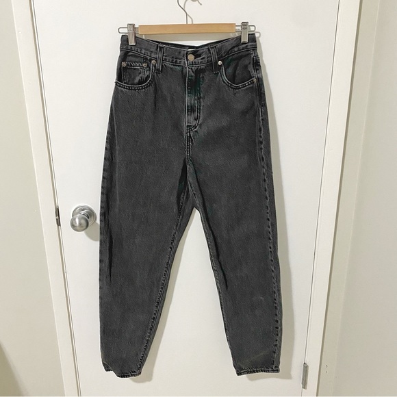 Levi’s Premium High Loose Taper Fit High Rise Jean Black size 26 - Picture 6 of 16